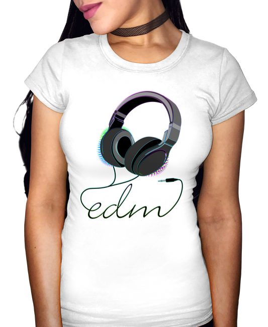 EDM Headphones Adult Short Sleeve Tee