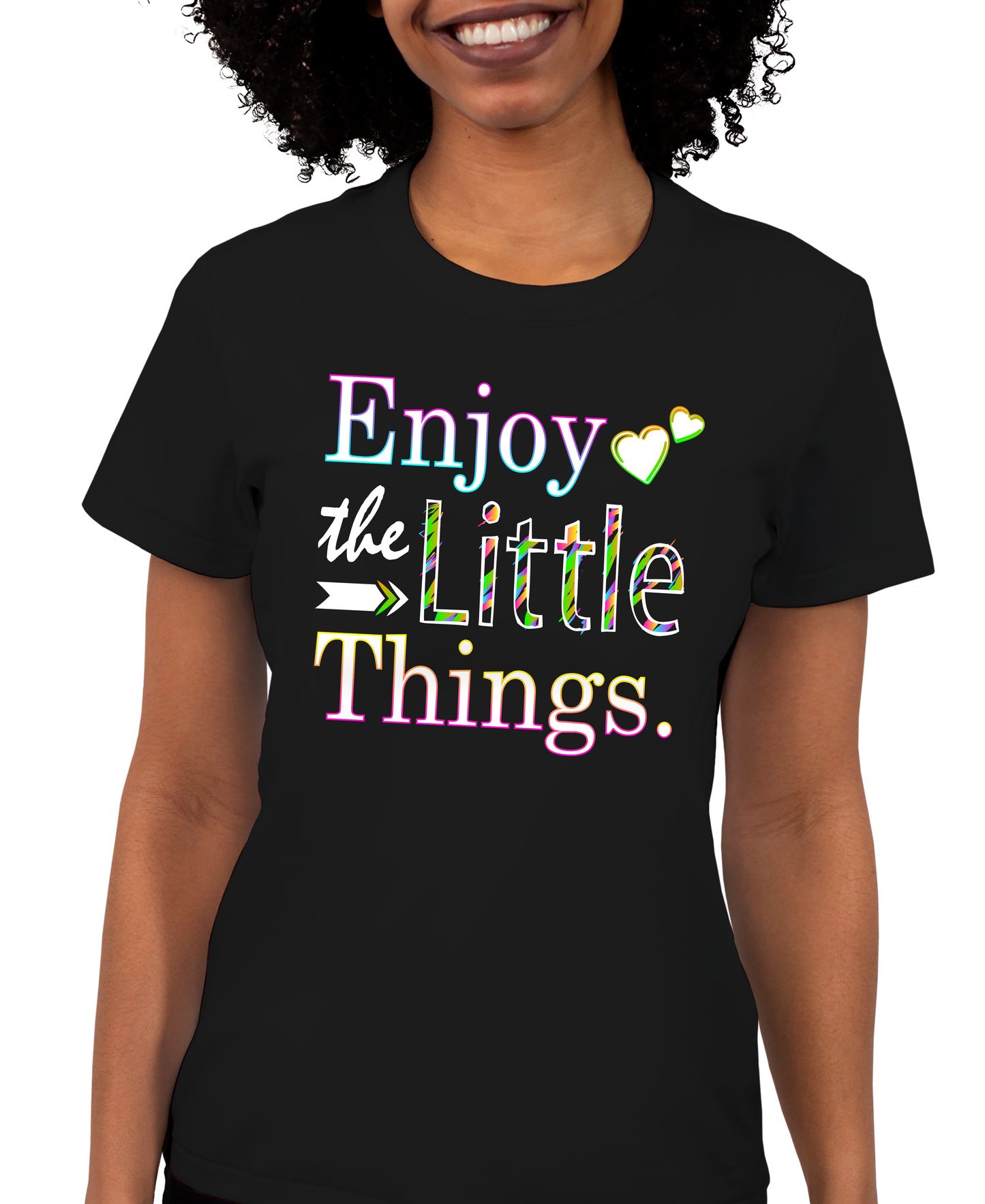 Enjoy The Little Things Adult Short Sleeve Tee