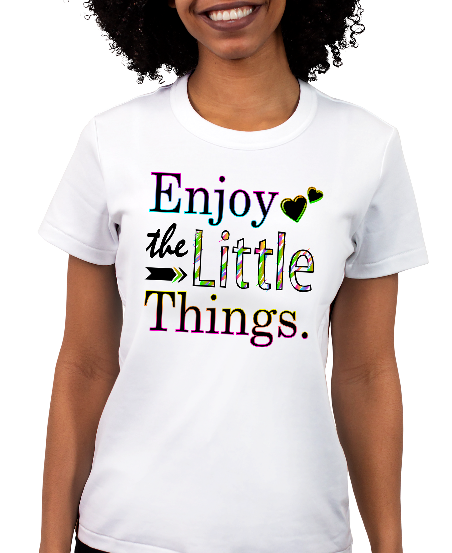 Enjoy The Little Things Adult Short Sleeve Tee