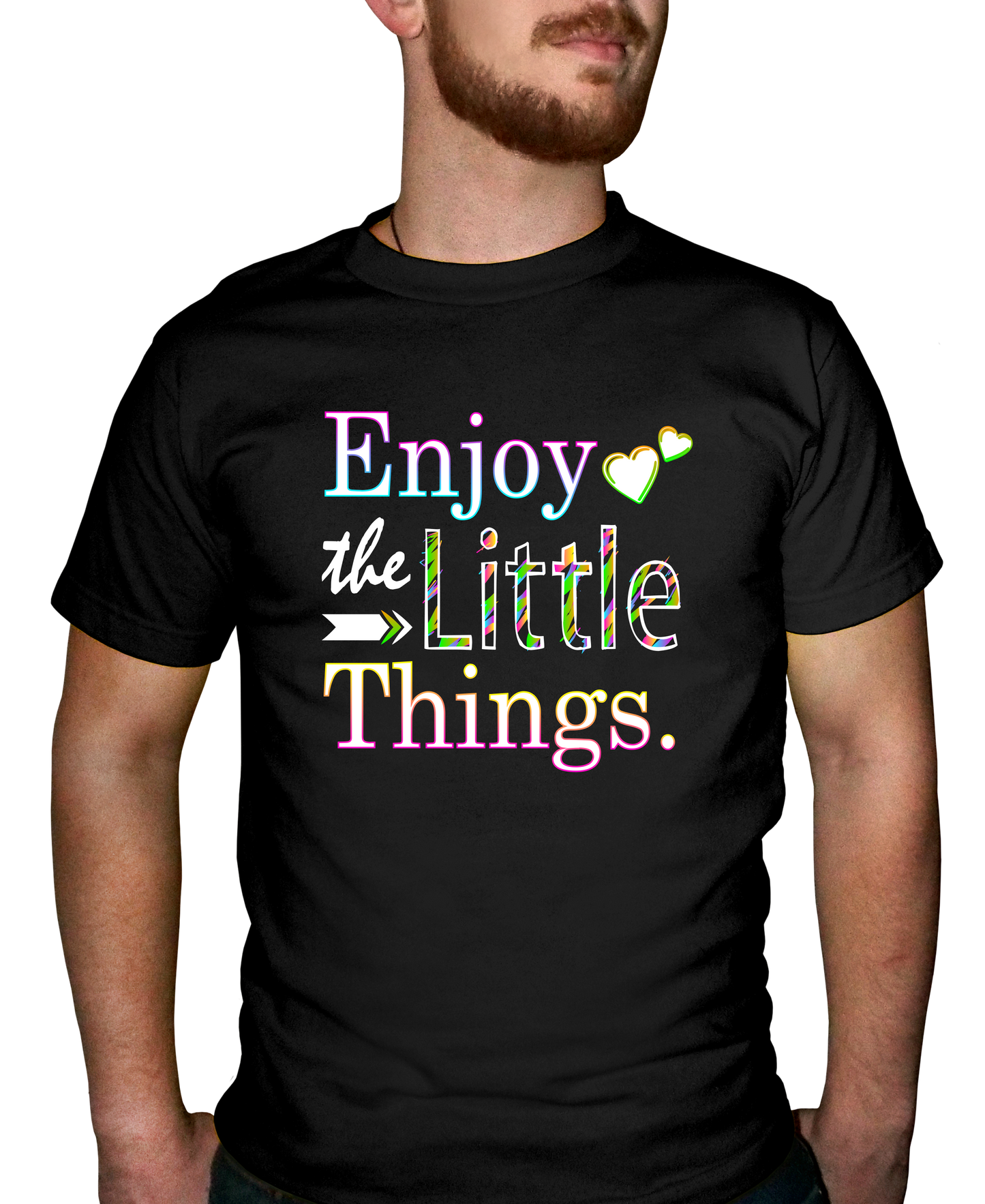 Enjoy The Little Things Adult Short Sleeve Tee