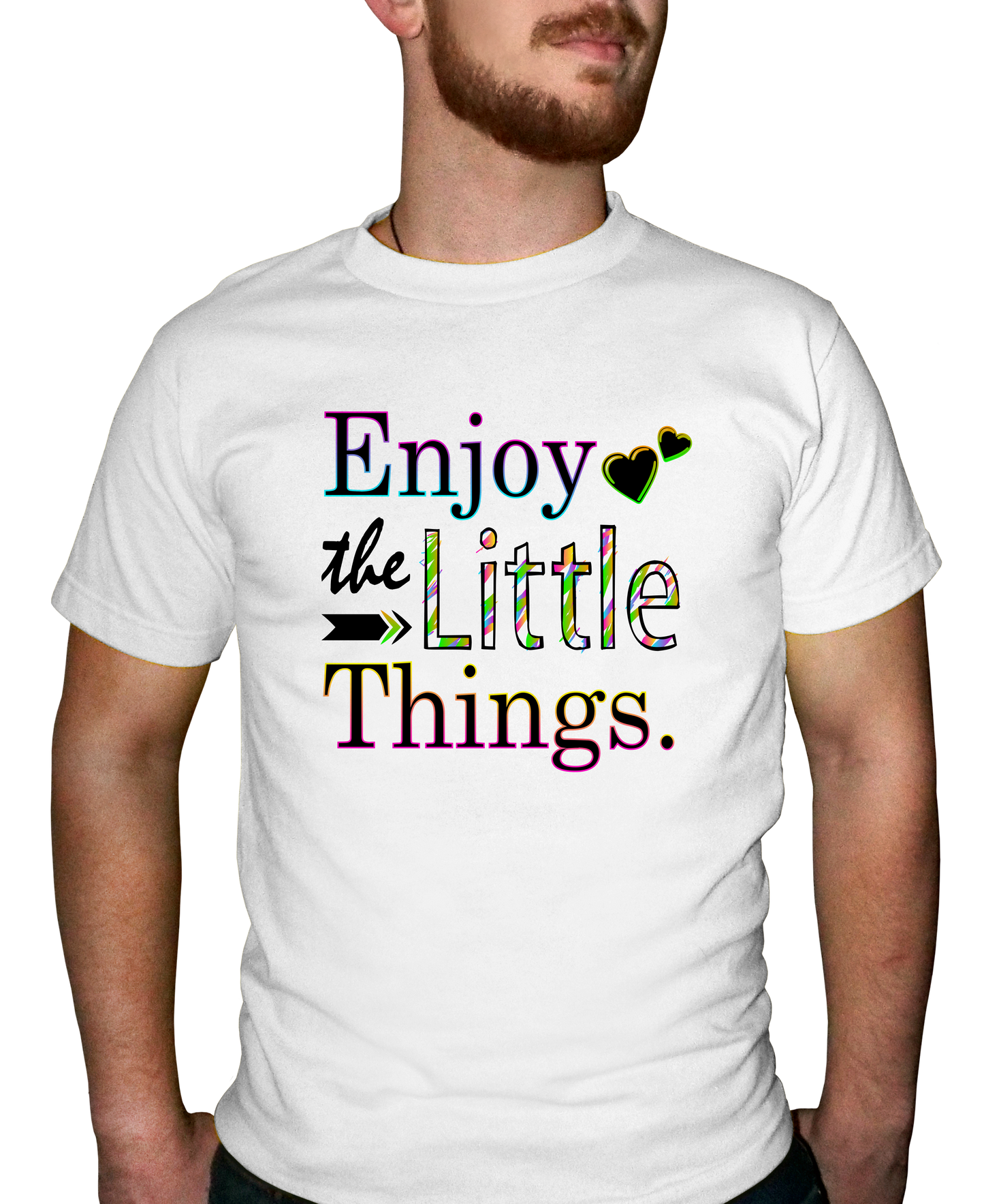 Enjoy The Little Things Adult Short Sleeve Tee