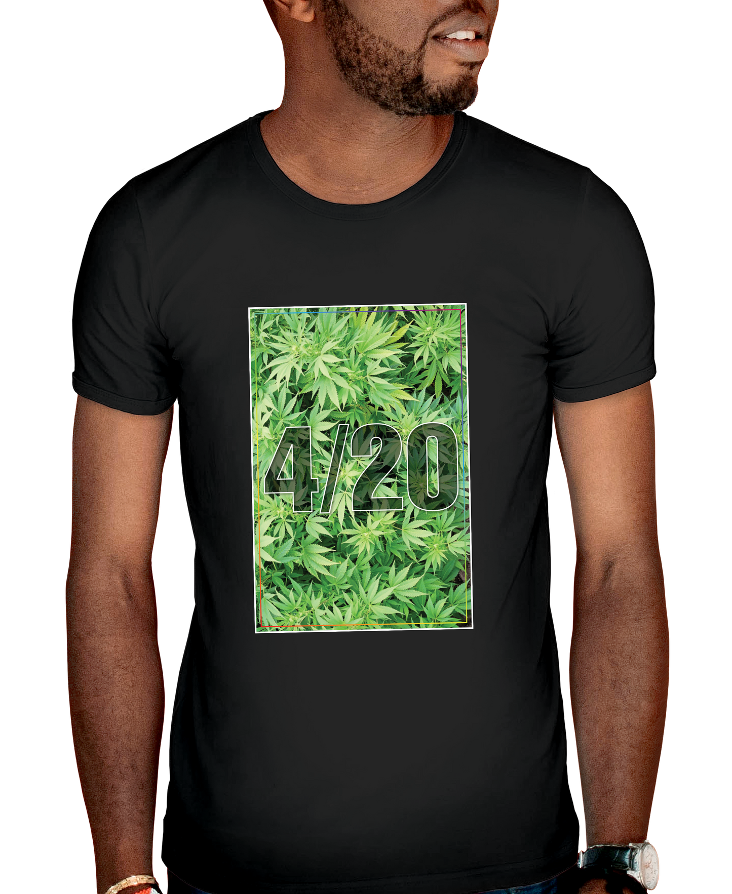 420 Photo Adult Short Sleeve Tee