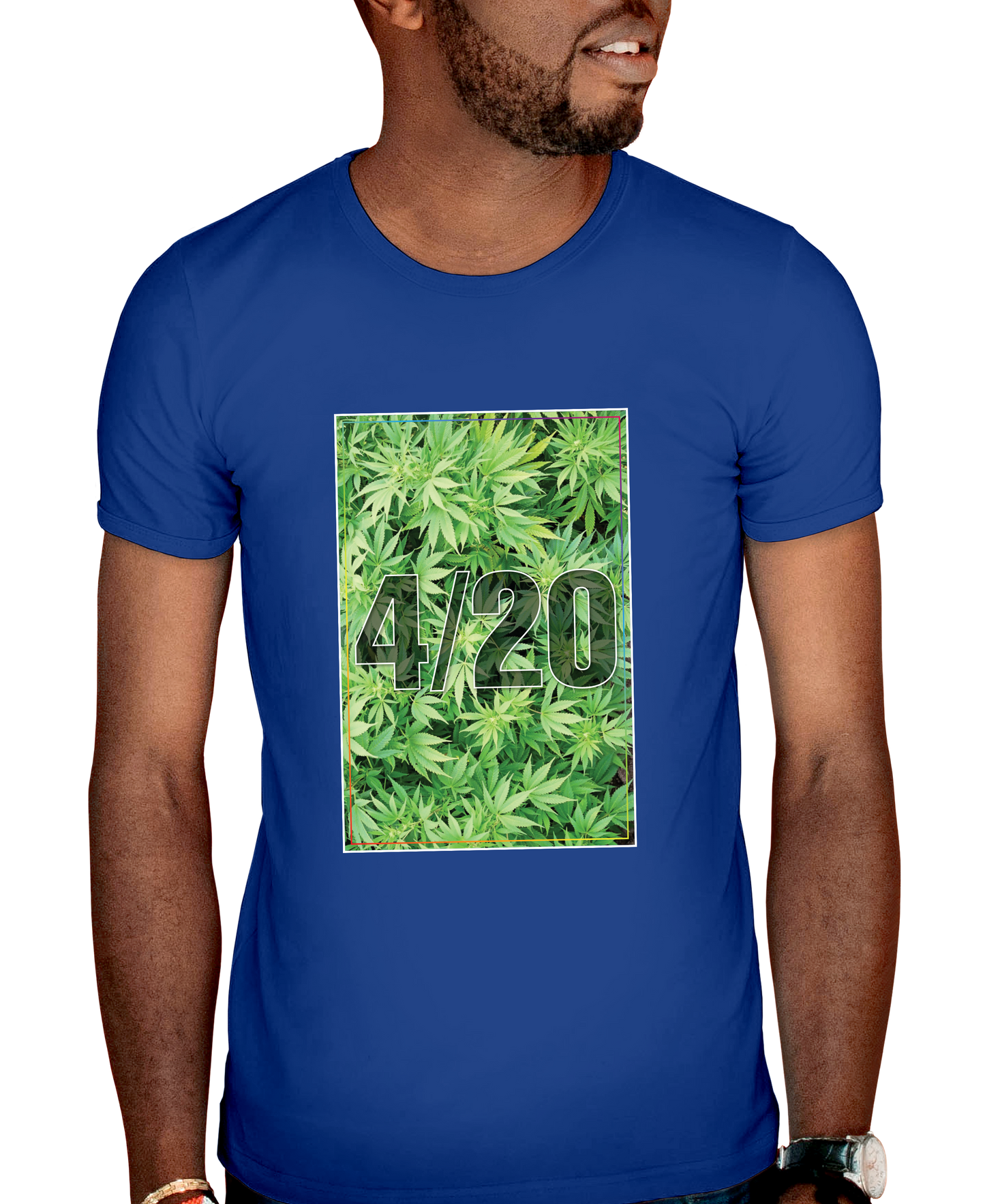 420 Photo Adult Short Sleeve Tee