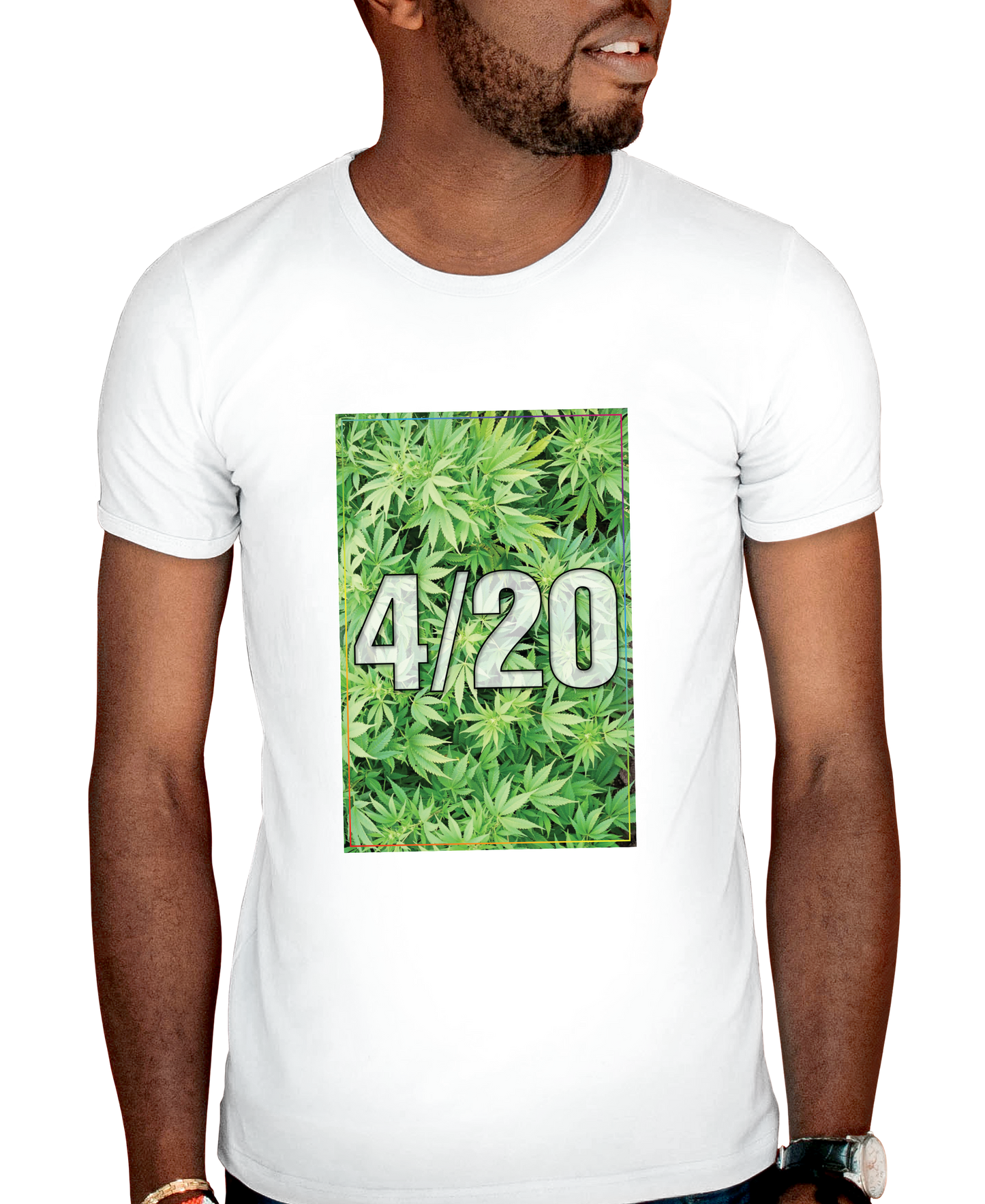 420 Photo Adult Short Sleeve Tee